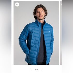 Paradox Men's Vibrant Blue Puffer Jacket